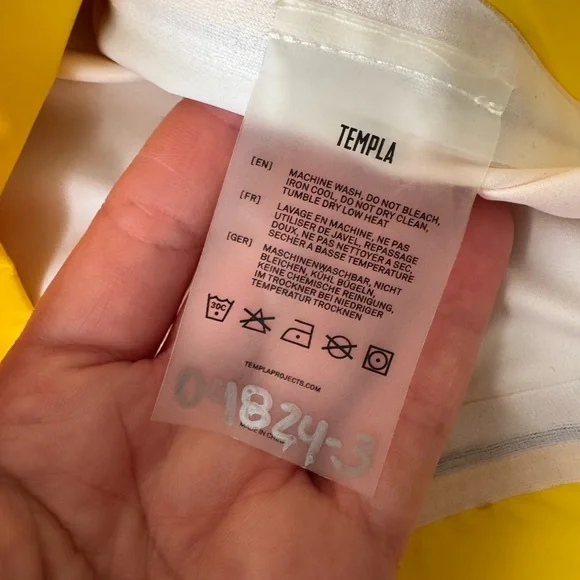 TEMPLA projects Yellow Shell Anorak 3L Ski Jacket - Picture 14 of 14